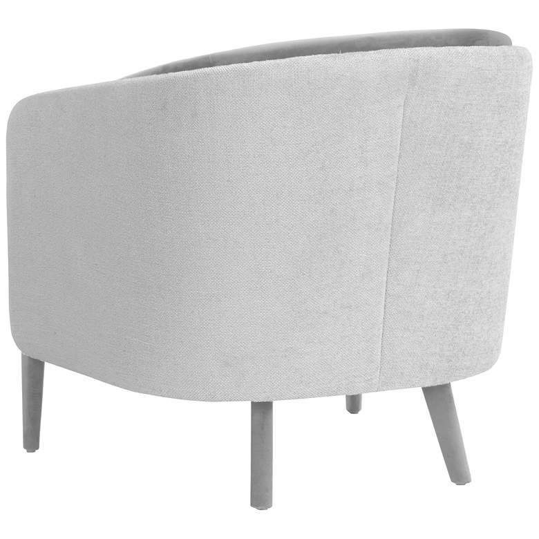 Image 4 Sunpan Sheva Armchair San Remo Winter Cloud and Antonio Charcoal more views