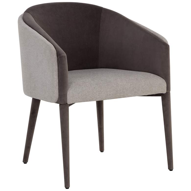 Image 1 Sunpan Sheva Dining Armchair Ernst Sandstone and Meg Ash