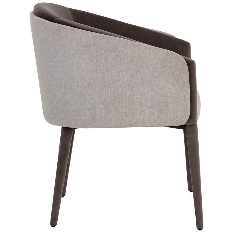 Image 4 Sunpan Sheva Dining Armchair Ernst Sandstone and Meg Ash more views