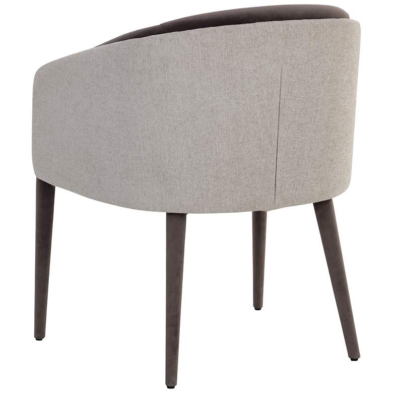 Image 5 Sunpan Sheva Dining Armchair Ernst Sandstone and Meg Ash more views