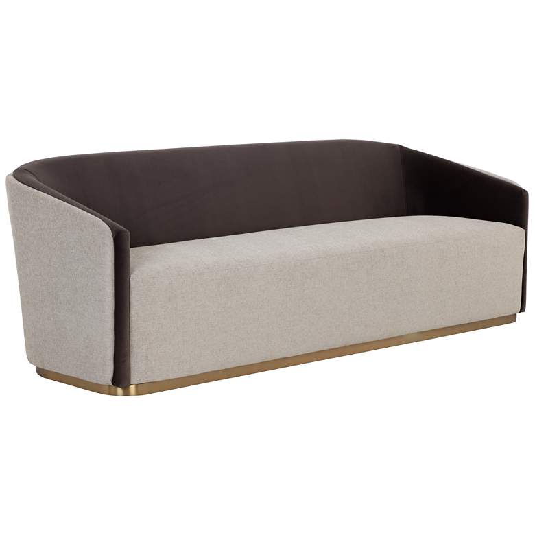 Image 1 Sunpan Sheva Sofa Ernst Sandstone and Meg Ash