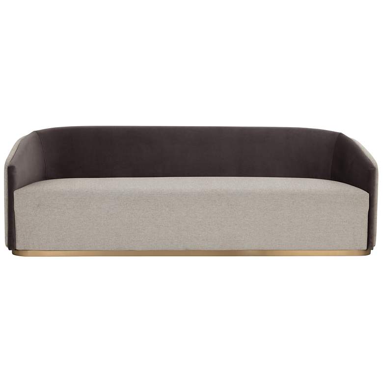 Image 2 Sunpan Sheva Sofa Ernst Sandstone and Meg Ash more views