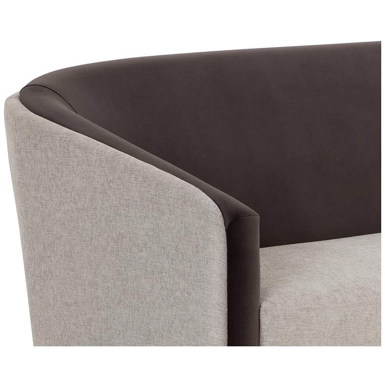 Image 4 Sunpan Sheva Sofa Ernst Sandstone and Meg Ash more views
