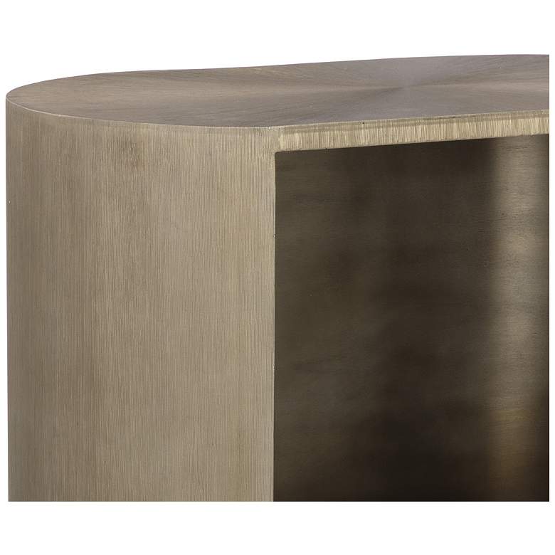 Image 6 Sunpan Siena Nightstand Oval Antique Brass more views