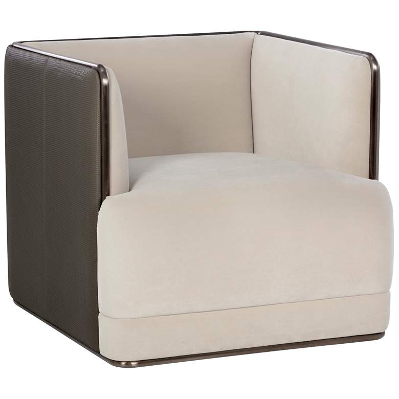 Image 2 Sunpan Sierra Armchair Meg Taupe and Porcini Taupe