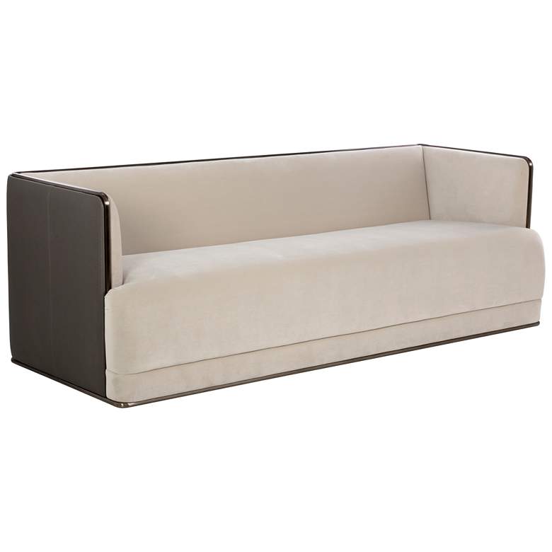 Image 1 Sunpan Sierra Sofa Meg Taupe and Porcini Taupe