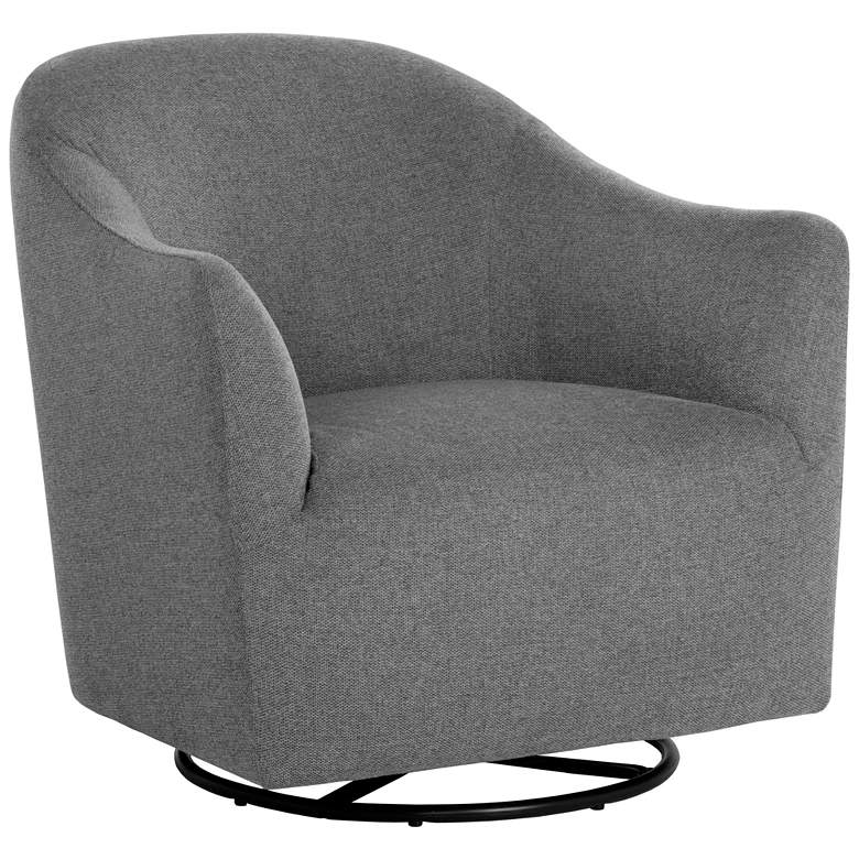 Image 2 Sunpan Silvana Glider Lounge Chair Belfast Koala Gray