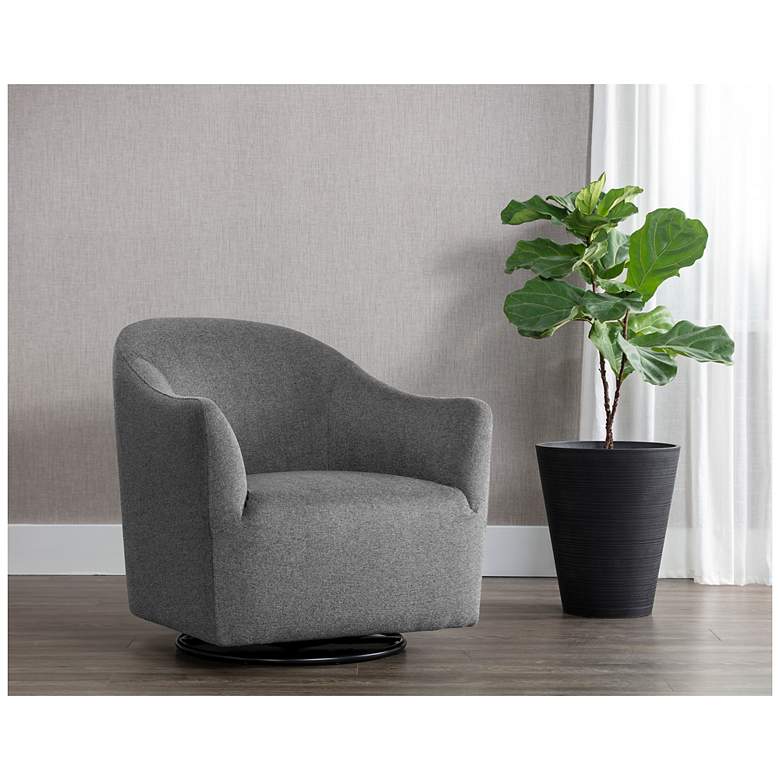 Image 1 Sunpan Silvana Glider Lounge Chair Belfast Koala Gray