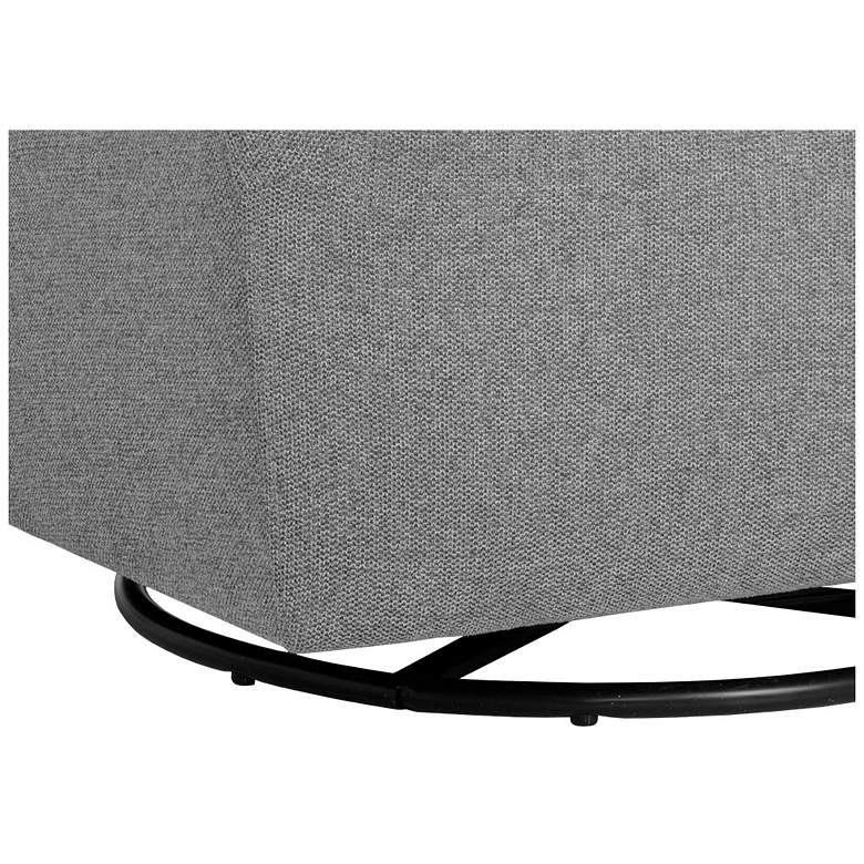 Image 6 Sunpan Silvana Glider Lounge Chair Belfast Koala Gray more views