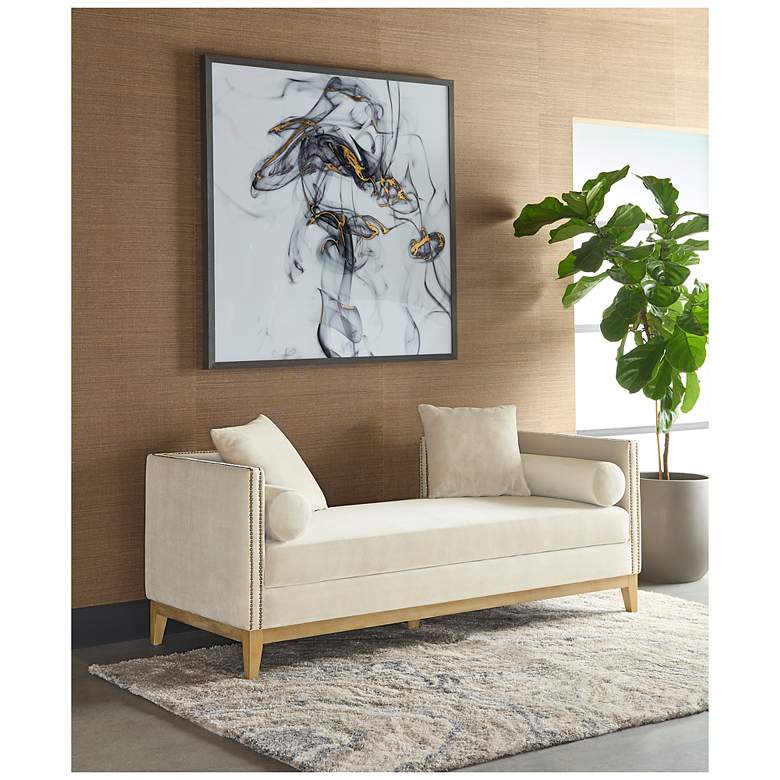 Image 6 Sunpan Smoldering 48" X 48" Charcoal Frame more views
