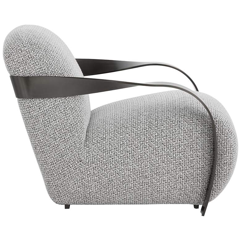 Image 3 Sunpan Sonesta Lounge Chair Dark Bronze Helios Check Black more views