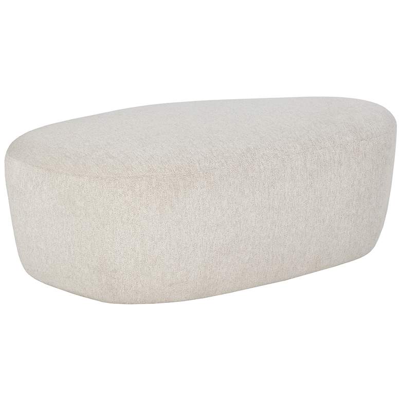 Image 2 Sunpan Soraya Ottoman Dove Cream more views