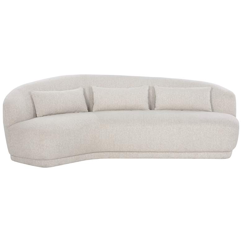 Image 2 Sunpan Soraya Sofa Dove Cream more views