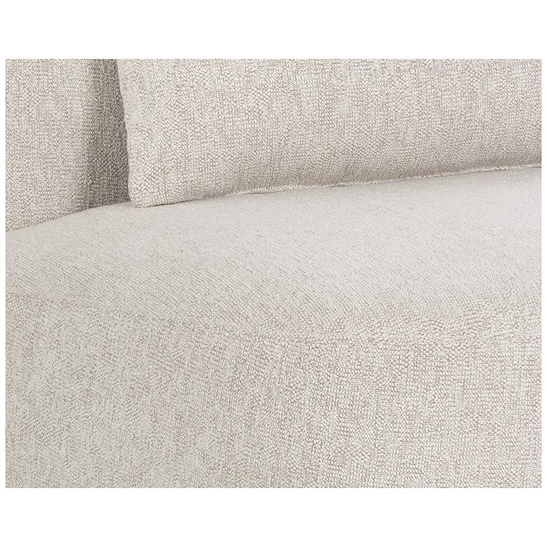 Image 6 Sunpan Soraya Swivel Armless Chair Dove Cream more views
