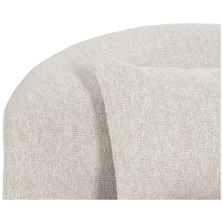 Image 7 Sunpan Soraya Swivel Armless Chair Dove Cream more views