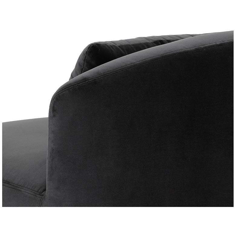 Image 7 Sunpan Soraya Swivel Armless Chair Shadow Gray more views