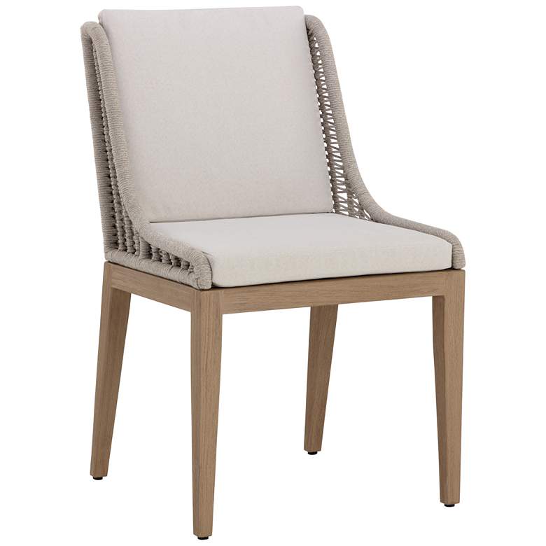 Image 1 Sunpan Sorrento Dining Chair Drift Brown Palazzo Cream