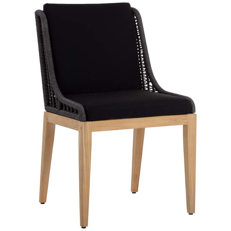 Image 1 Sunpan Sorrento Dining Chair Natural Arashi Black