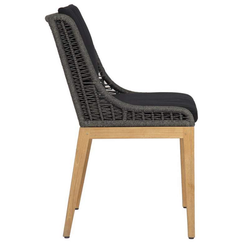 Image 3 Sunpan Sorrento Dining Chair Natural Arashi Black more views