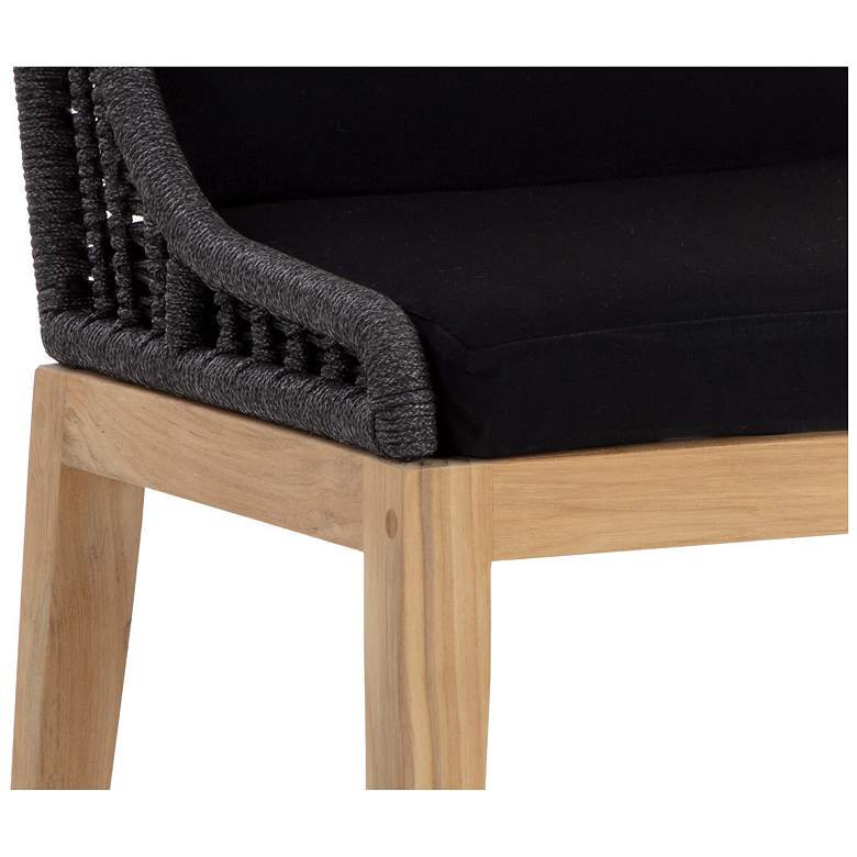 Image 7 Sunpan Sorrento Dining Chair Natural Arashi Black more views