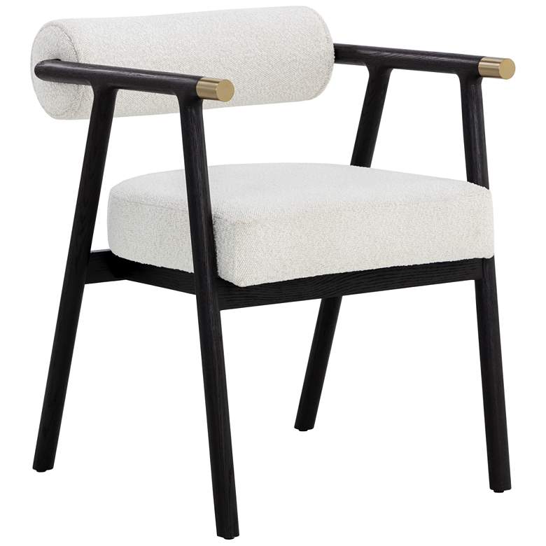 Image 1 Sunpan Sova Dining Armchair Black Copenhagen White