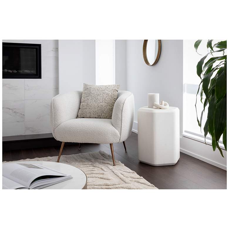 Image 3 Sunpan Spezza End Table High White more views