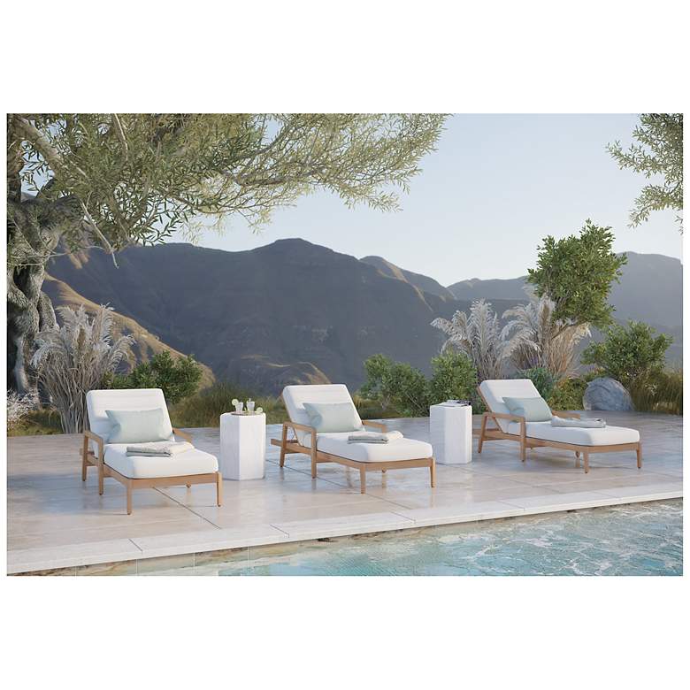 Image 5 Sunpan Spezza End Table High White more views