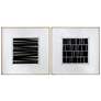 1_Sunpan Split Personality (Set of 2) 48" X 48" Wood Floater Frame