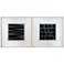 Sunpan Split Personality (Set of 2) 48" X 48" Wood Floater Frame