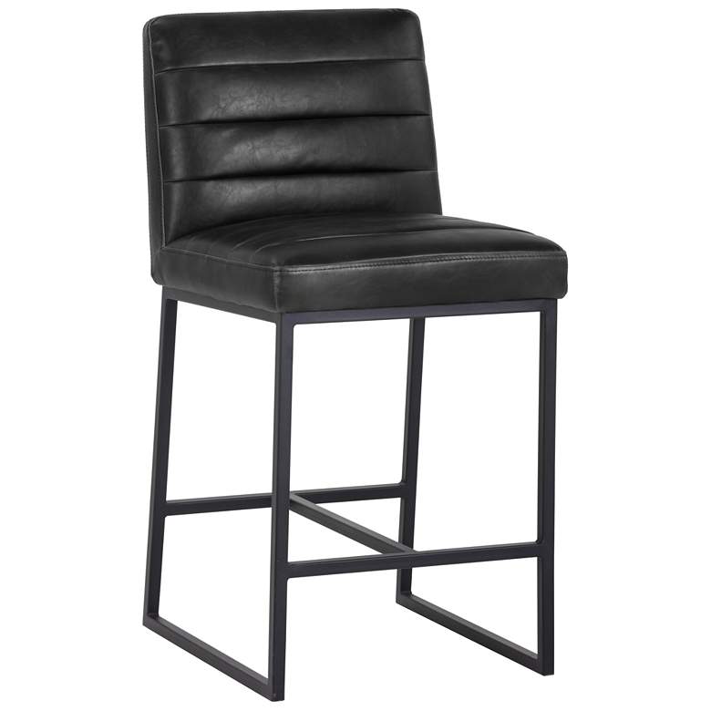 Image 1 Sunpan Spyros Counter Stool Coal Black