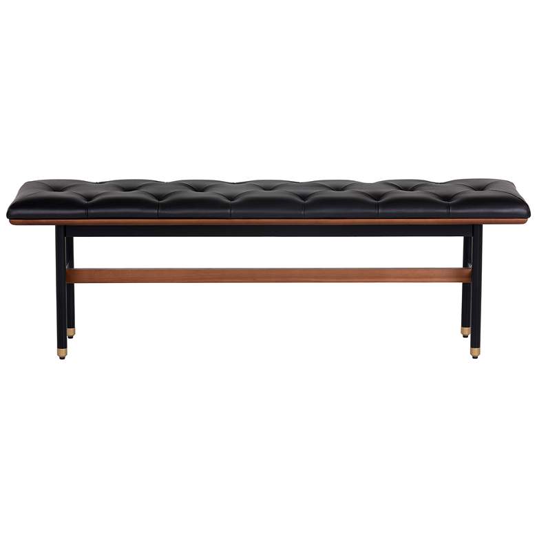 Image 2 Sunpan Staten Bench Black more views