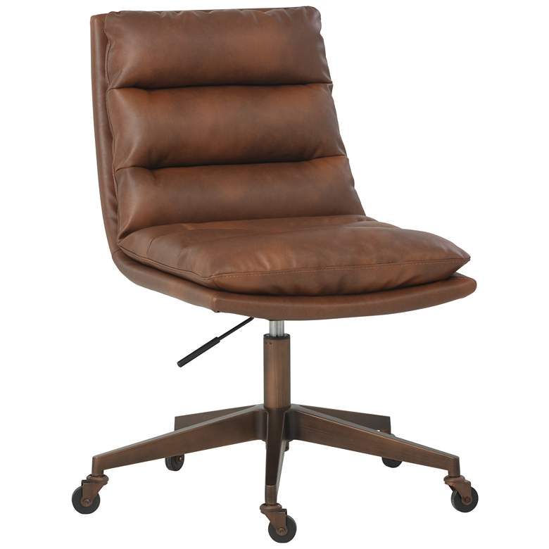Image 1 Sunpan Stinson Office Chair Bravo Cognac