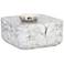 Sunpan Strut Coffee Table Marble Look