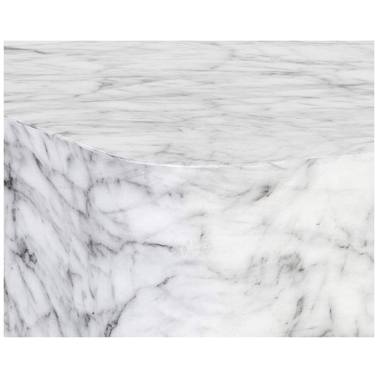 Image 4 Sunpan Strut Coffee Table Marble Look more views