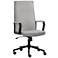 Sunpan Swanson Office Chair Polo Club Stone and Bravo Metal