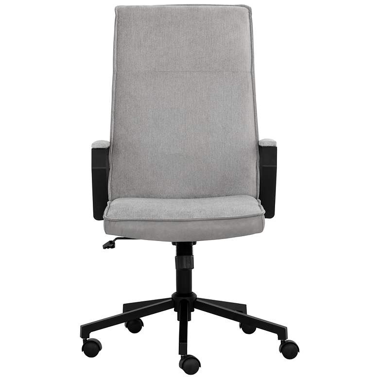 Image 2 Sunpan Swanson Office Chair Polo Club Stone and Bravo Metal more views