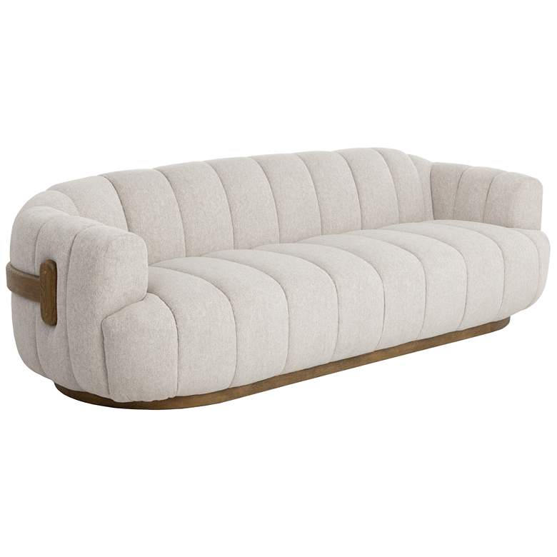 Image 1 Sunpan Tadeo Sofa Warm Brown Dove Cream