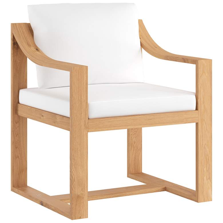 Image 1 Sunpan Tahiti Dining Armchair Stinson White