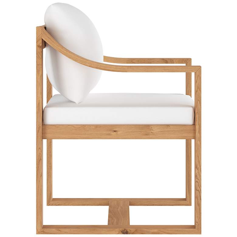 Image 3 Sunpan Tahiti Dining Armchair Stinson White more views