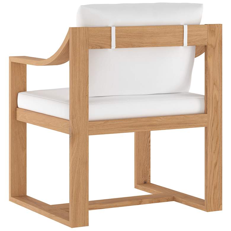 Image 4 Sunpan Tahiti Dining Armchair Stinson White more views