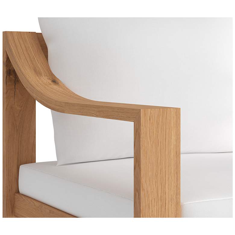 Image 6 Sunpan Tahiti Dining Armchair Stinson White more views