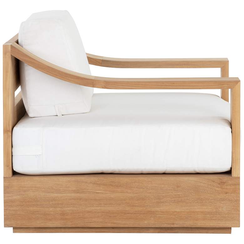 Image 3 Sunpan Tahiti Swivel Lounge Chair Stinson White more views