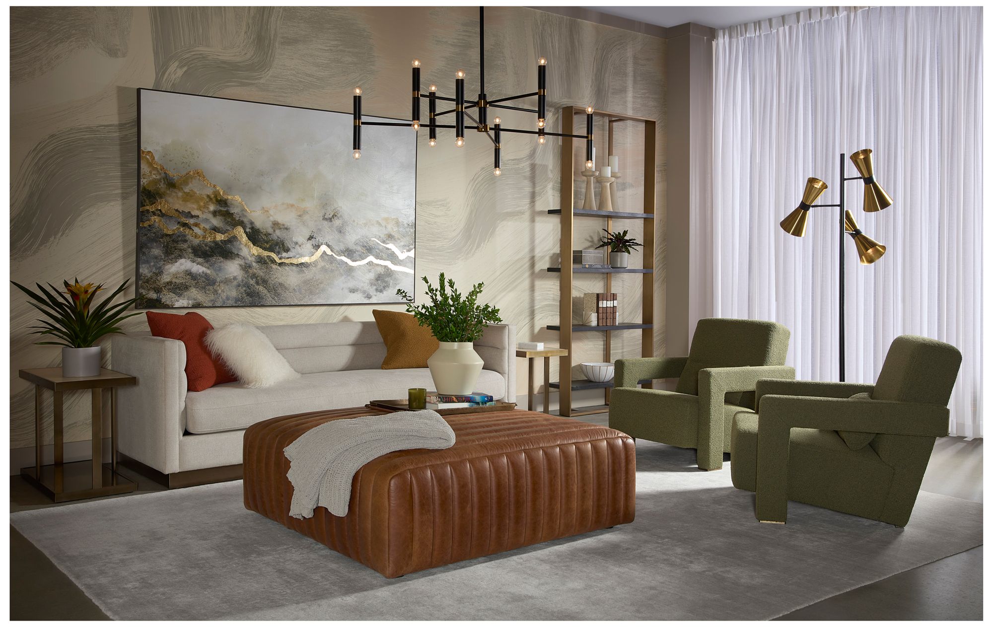 Sunpan Talbot Sofa Belfast Oatmeal