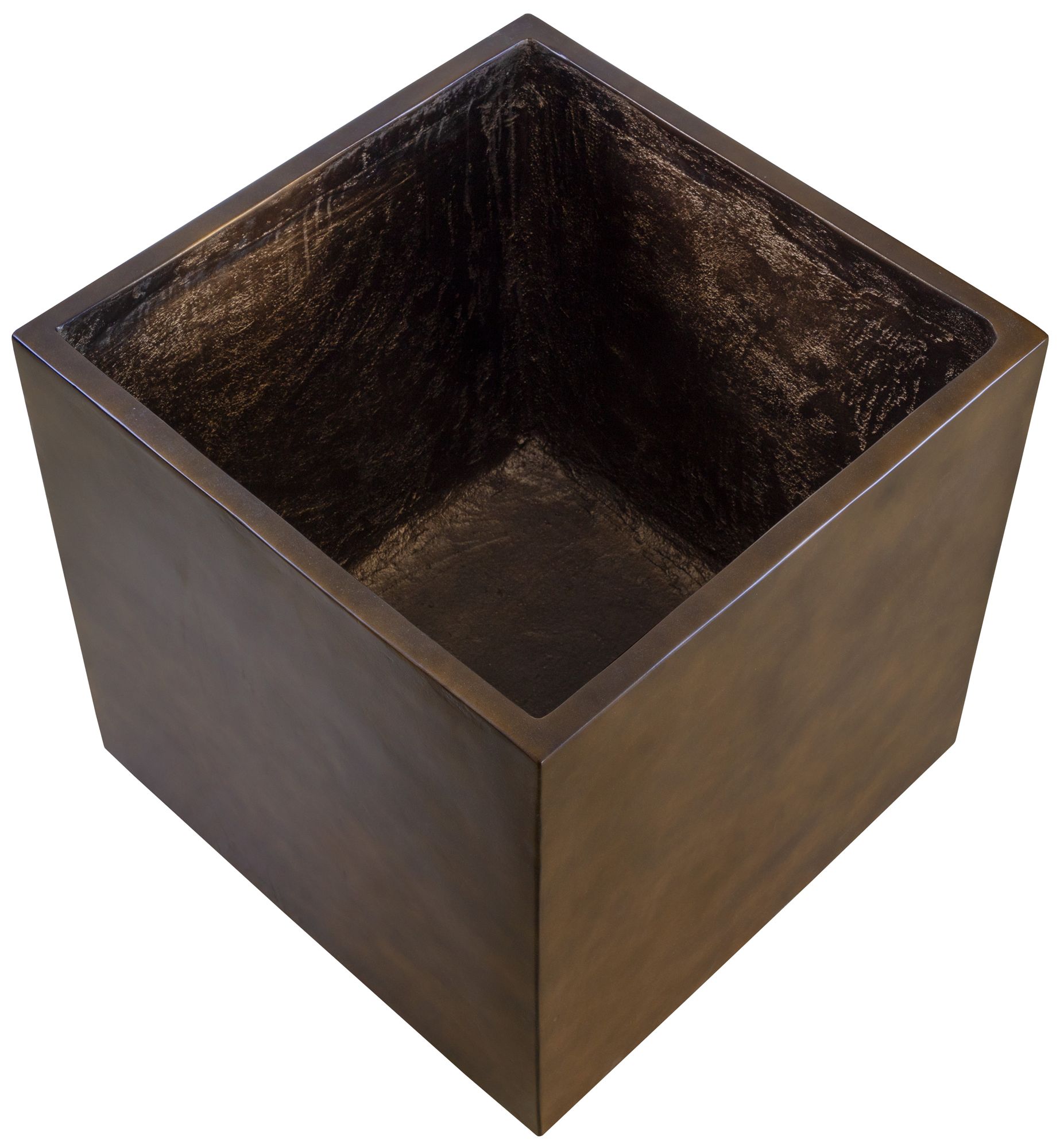 Image 3 Sunpan Tansy Planter Antique Bronze more views