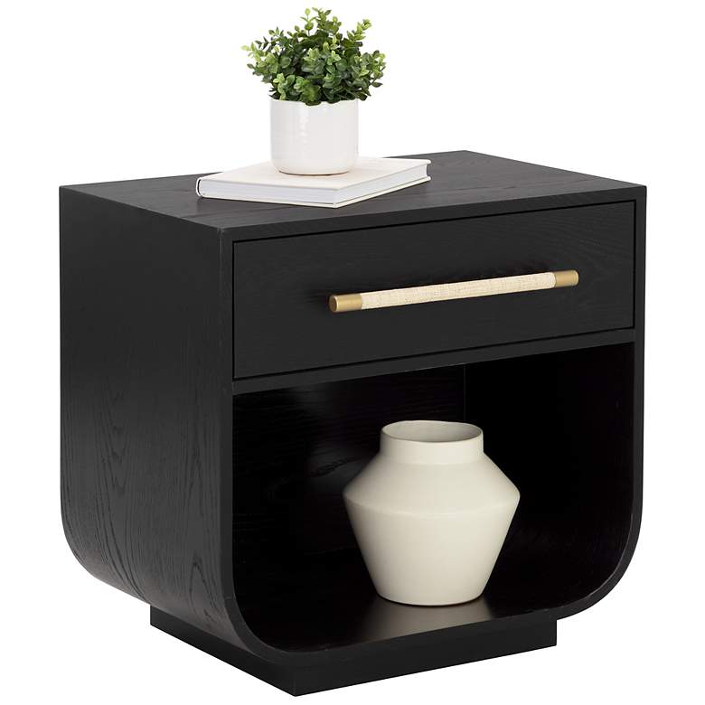 Image 2 Sunpan Tarrant Nightstand Black more views