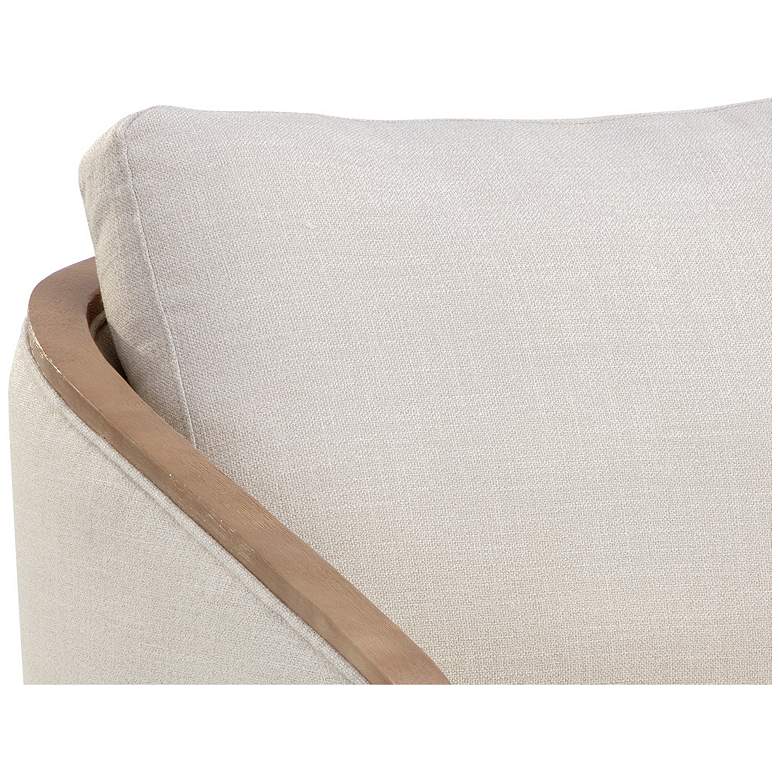 Image 6 Sunpan Tasia Swivel Lounge Chair Effie Linen more views