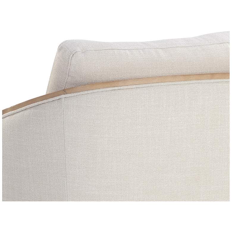 Image 7 Sunpan Tasia Swivel Lounge Chair Effie Linen more views
