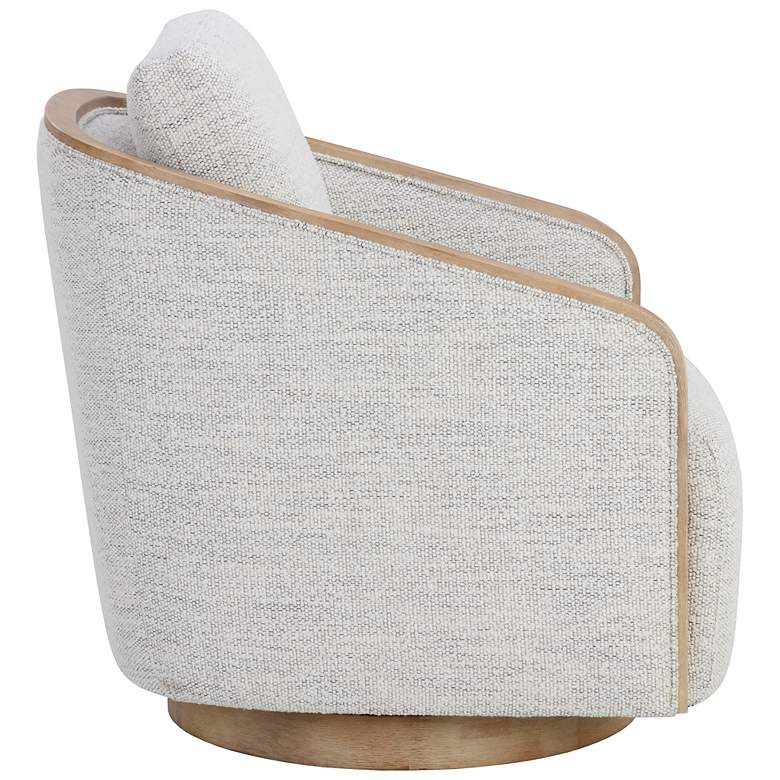 Image 4 Sunpan Tasia Swivel Lounge Chair Merino Cotton more views