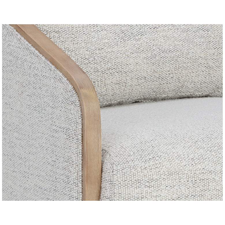 Image 6 Sunpan Tasia Swivel Lounge Chair Merino Cotton more views