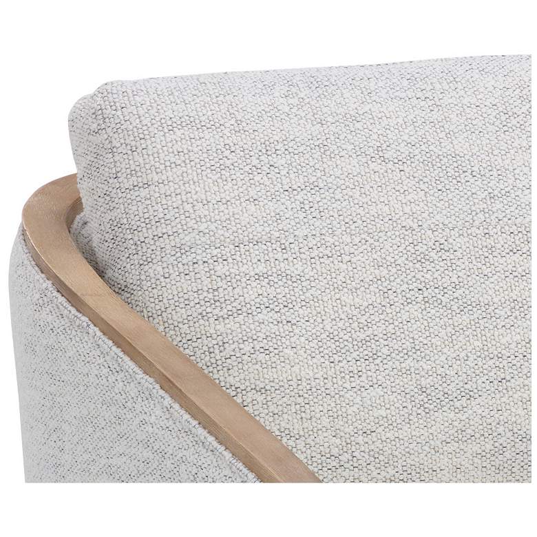 Image 7 Sunpan Tasia Swivel Lounge Chair Merino Cotton more views
